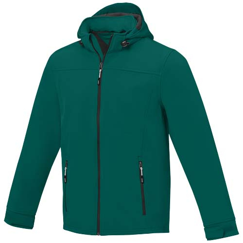Veste SOFTSHELL publicitaire - homme - LANGLEY Forest Green2